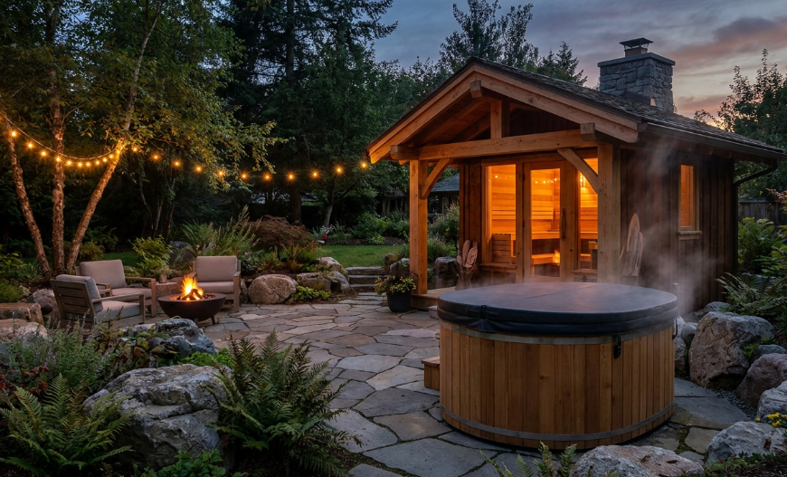 Fitting a Traditional Sauna Into a Small Backyard